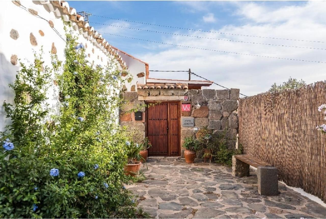 Casa Agustin Pool 27 ºc Villa Fataga Exterior photo